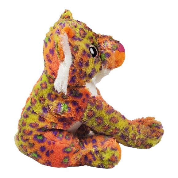The Petting Zoo Tiger Cub Plush Sitting Colorful Bright Cheery Stuffed Toy 10" - Picture 3 of 14